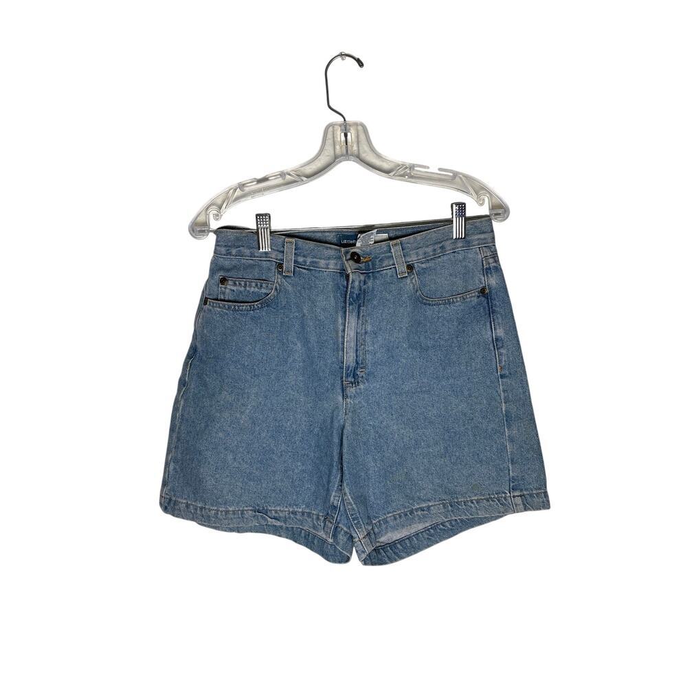 Vintage Lizwear High Waist Denim Mom Shorts Sz 12